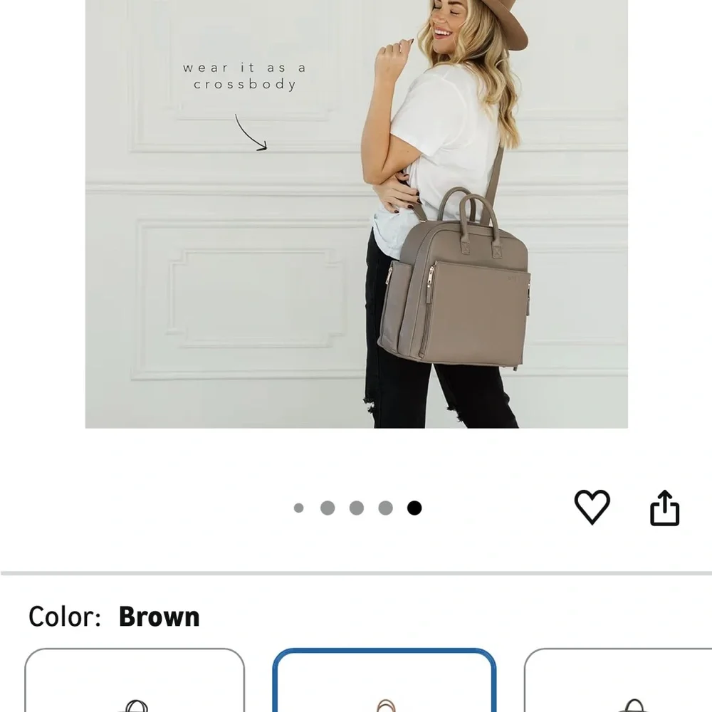 Ayla & co full size diaper bag FIRM